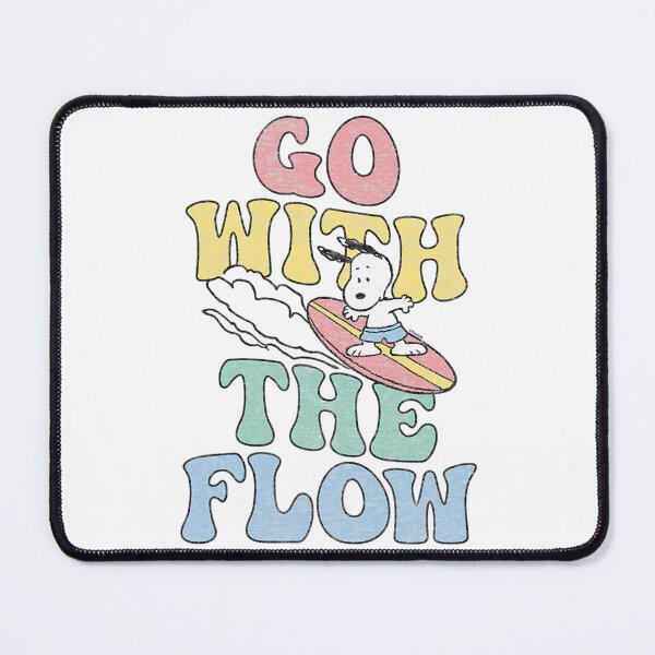 Item preview, Peanuts Go With The Flow Surf Art Retro Beach Style Illustration designed and sold by WolfieeShops.