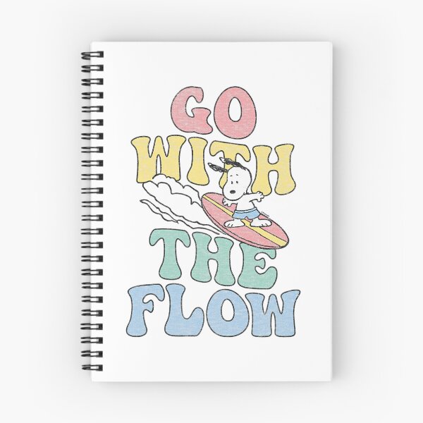 Item preview, Peanuts Go With The Flow Surf Art  Retro Beach Style Illustration designed and sold by WolfieeShops.
