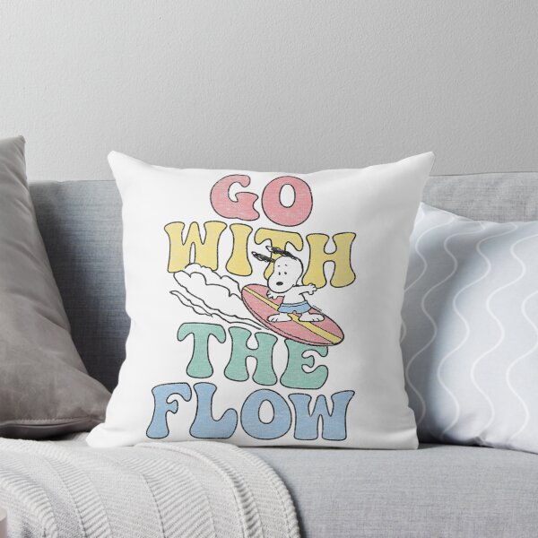 Item preview, Peanuts Go With The Flow Surf Art  Retro Beach Style Illustration designed and sold by WolfieeShops.