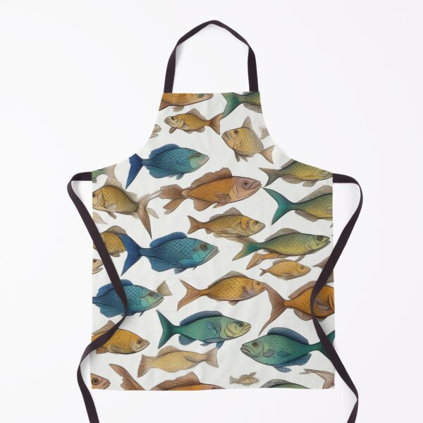 Item preview, Fish white pattern designed and sold by JALNERVION SHOP.