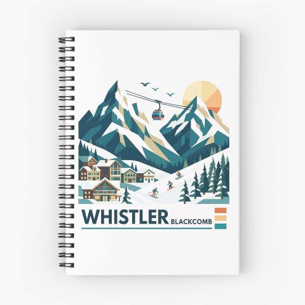 Item preview, Whistler Blackcomb Canada Souvenir - Ski Resort Gondola & Mountain Art designed and sold by OzzFrequency.