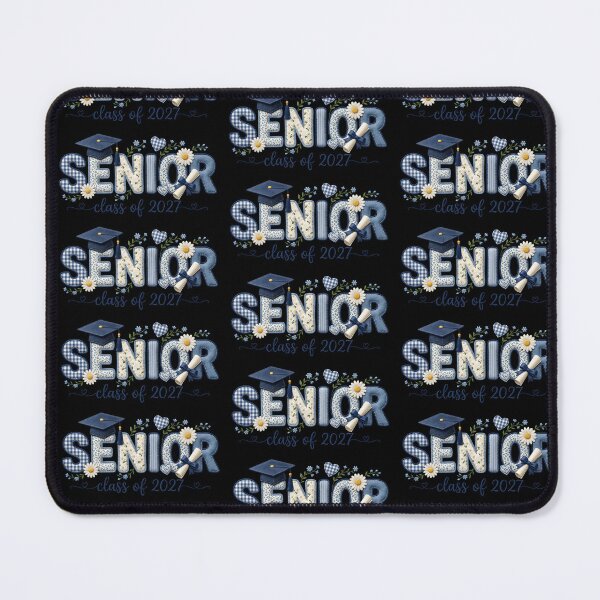 Item preview, Senior Class of 2027 Floral Embroidery Patchwork designed and sold by Style2Vie.