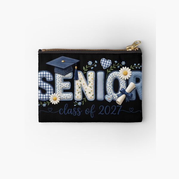 Item preview, Senior Class of 2027 Floral Embroidery Patchwork designed and sold by Style2Vie.