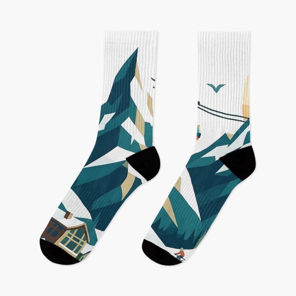 Item preview, Whistler Blackcomb Canada Souvenir - Ski Resort Gondola & Mountain Art designed and sold by OzzFrequency.