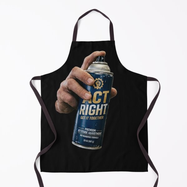 Item preview, Act Right Spray Can Meme Graphic designed and sold by Flyguy Designs.