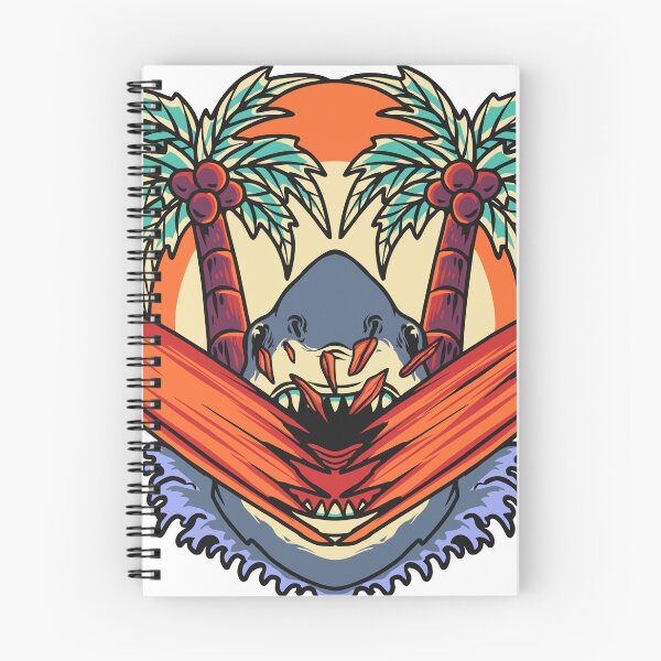 Item preview, Retro Shark Attack Surf designed and sold by RiderSpoon.