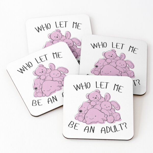Item preview, Who Let Me Be An Adult? designed and sold by CarefulCreation.