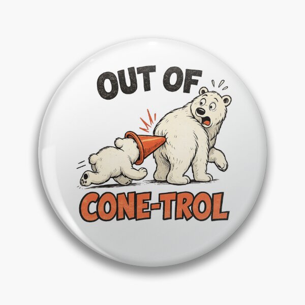 Item preview, Out of Cone-Trol Funny Polar Bear Mom & Cub designed and sold by LASTIQUE-dd.