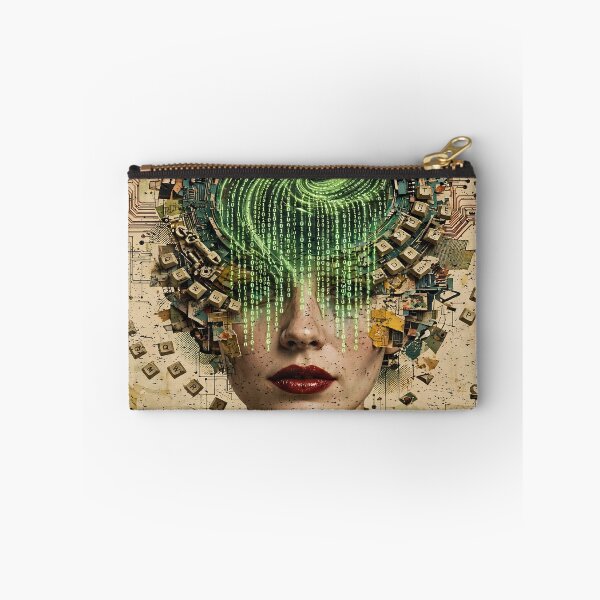 Item preview, Woman In STEM Coding - Surreal Computer Science Mind Art designed and sold by Neurospicy Trolls.