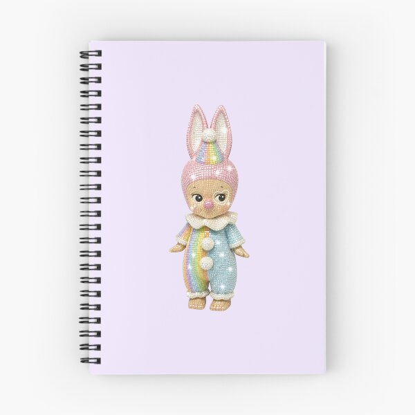 Item preview, Sonny Angel Rainbow Bunny Clown Disco Figure designed and sold by Ellie Dyer.
