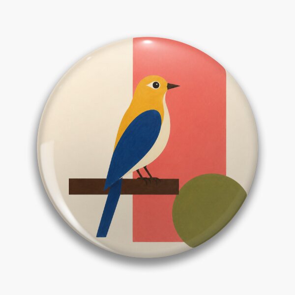 Item preview, Retro 70s 80s Mid Century Art Nouveau Bird Print designed and sold by Filora Atelier | Bird Art.