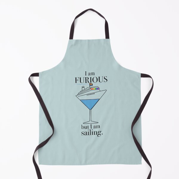 Item preview, I Am Furious But I Am Sailing Cruise Ship Martini designed and sold by Renée Nicole Gray Designs .