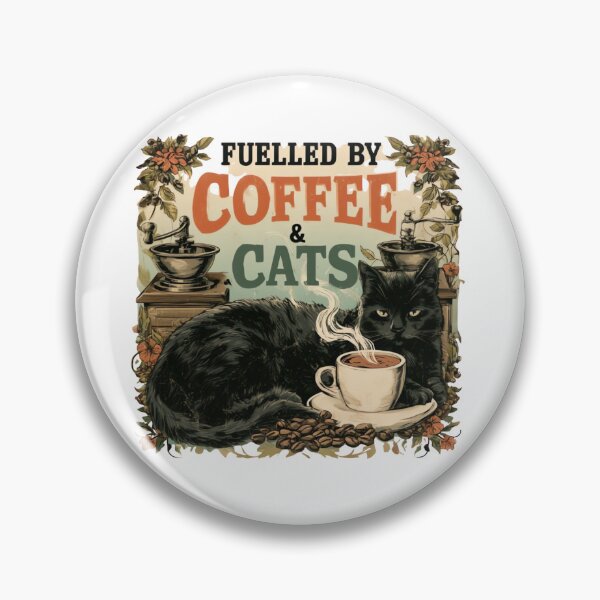Item preview, Fuelled by Coffee & Cats designed and sold by urbinet.