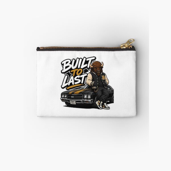 Item preview, Built To Last Bison Streetwear Muscle Car Cartoon Graphic designed and sold by Aesthicer.