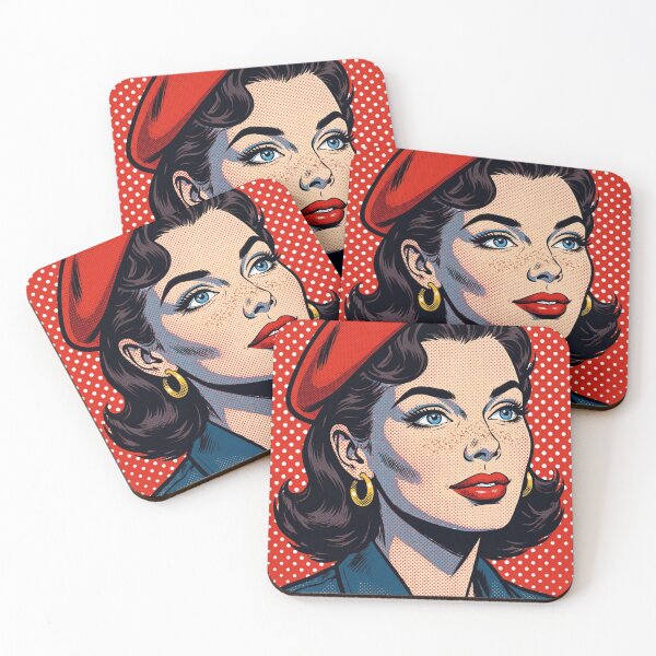 Item preview, Red Beret- Freckled Girl - Scarred Collection designed and sold by MAISON SYLVIE.
