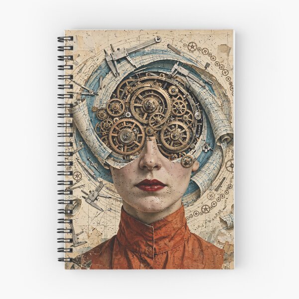 Item preview, Woman In STEM Engineering Mind - Steampunk Engineer Art designed and sold by Neurospicy Trolls.