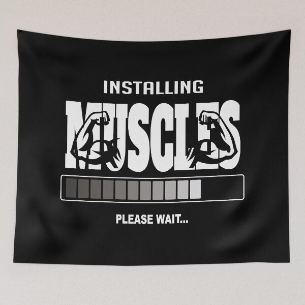 Item preview, Installing Muscles Please Wait designed and sold by N72 Heritage.