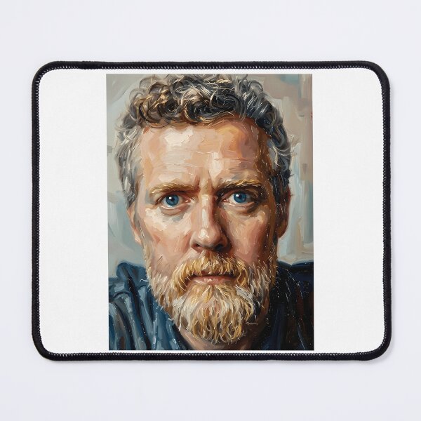 Item preview, Glen Hansard Oil Painting designed and sold by WakWakDesigns.