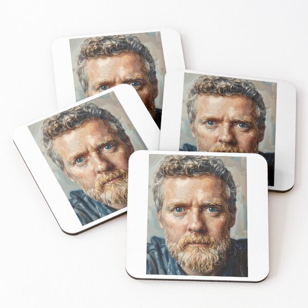 Item preview, Glen Hansard Oil Painting designed and sold by WakWakDesigns.