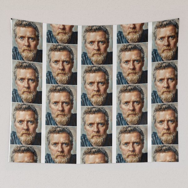 Item preview, Glen Hansard Oil Painting designed and sold by WakWakDesigns.