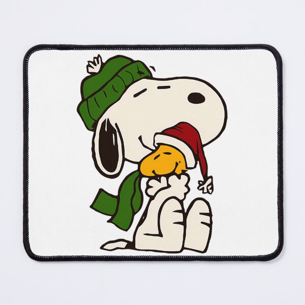 Item preview, Snoopy And Woodstock Hugging In Winter designed and sold by WolfieeShops.