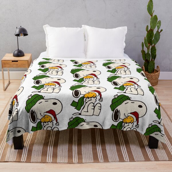 Item preview, Snoopy And Woodstock Hugging In Winter designed and sold by WolfieeShops.