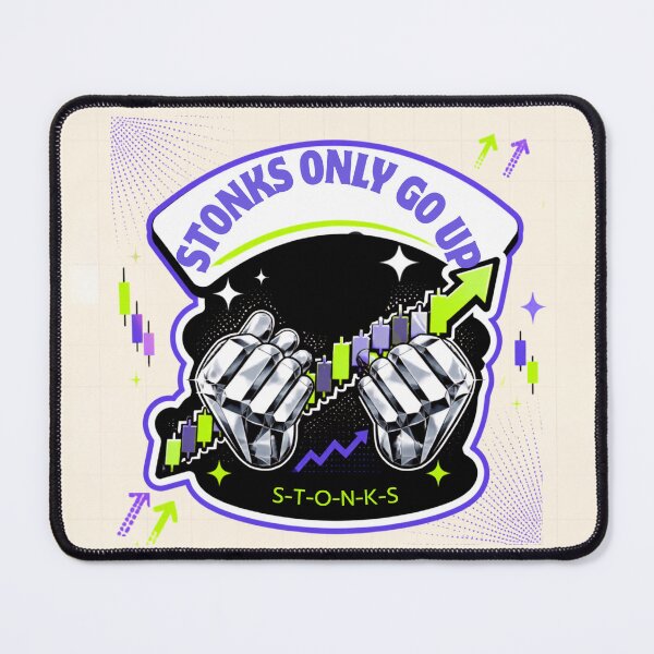 Item preview, Stonks Only Go Up-Trading Gift -Humor designed and sold by Bullrunprints.
