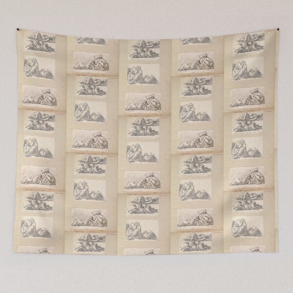 Item preview, Vintage art sketches designed and sold by Vintage Designs +.