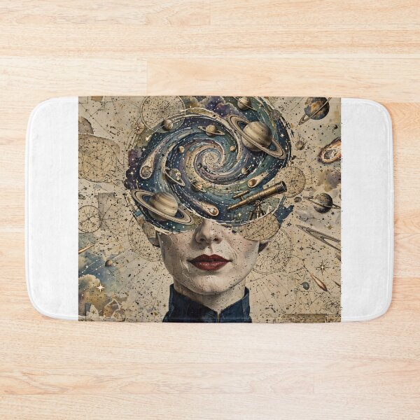 Item preview, Woman In STEM Astronomy - Cosmic Mind Universe Art designed and sold by Neurospicy Trolls.