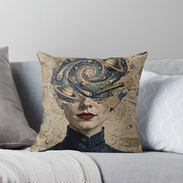 Item preview, Woman In STEM Astronomy - Cosmic Mind Universe Art designed and sold by Neurospicy Trolls.