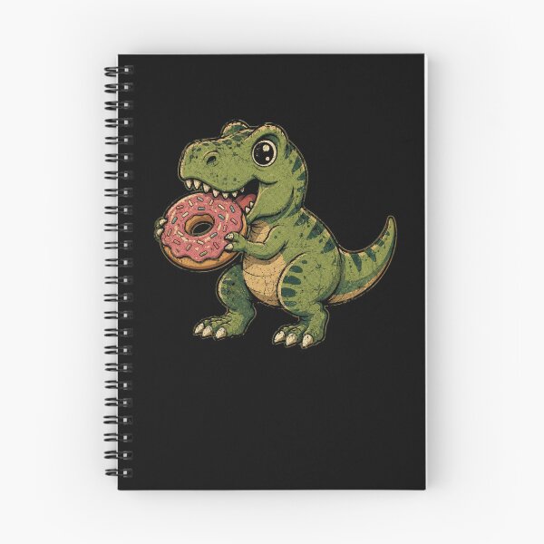 Item preview, Cute Retro T-Rex Loves Pink Donut  designed and sold by Moizento.
