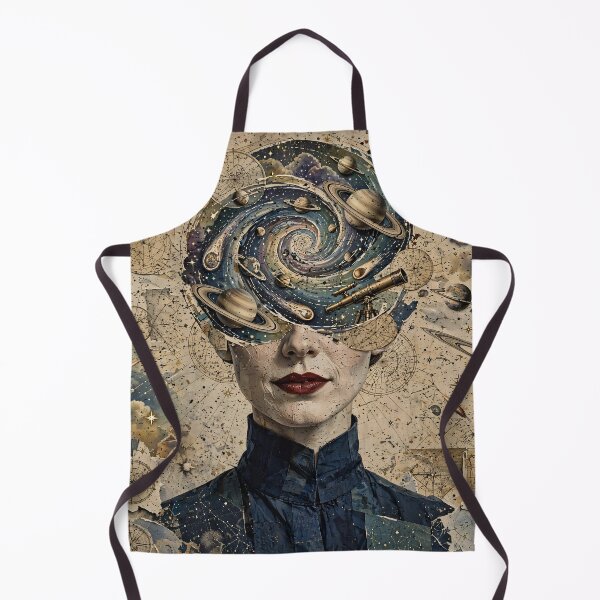 Item preview, Woman In STEM Astronomy - Cosmic Mind Universe Art designed and sold by Neurospicy Trolls.
