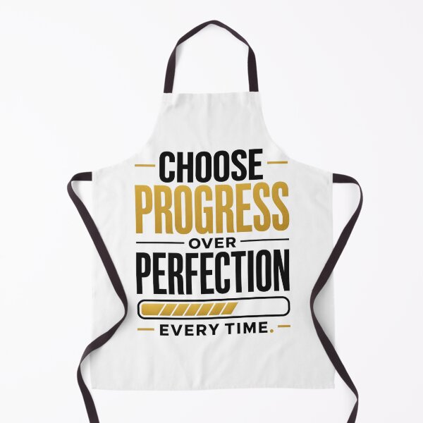 Item preview, Choose Progress Over Perfection Motivational Quote designed and sold by CozyPaletteShop.