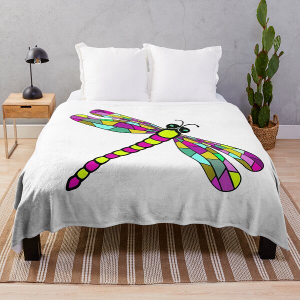 Item preview, Colorful Dragonfly In Flight designed and sold by Sartoris Art.