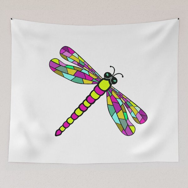 Item preview, Colorful Dragonfly In Flight designed and sold by Sartoris Art.