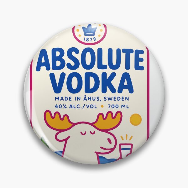 Item preview, Cute Vodka Bottle designed and sold by KingOfRockk.