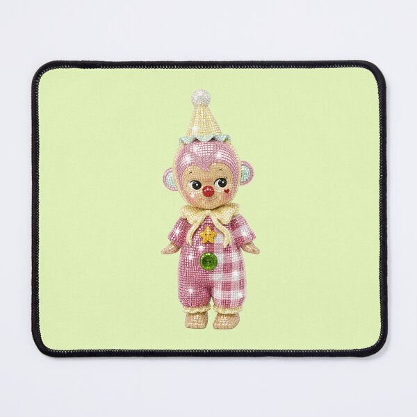 Item preview, Sonny Angel Pink Monkey Clown Disco Figure designed and sold by Ellie Dyer.
