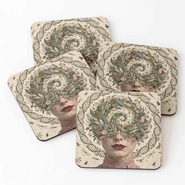 Item preview, Woman In STEM Biology - DNA Botanical Mind Art designed and sold by Neurospicy Trolls.
