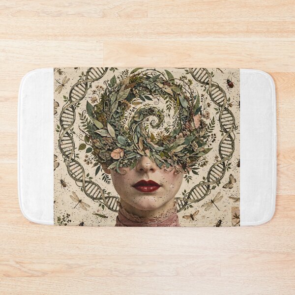 Item preview, Woman In STEM Biology - DNA Botanical Mind Art designed and sold by Neurospicy Trolls.