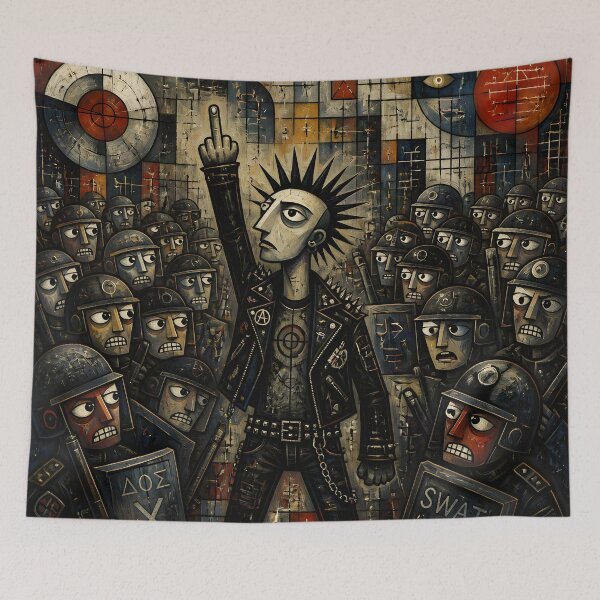 Item preview, "Against Authority" designed and sold by Henri Banks.