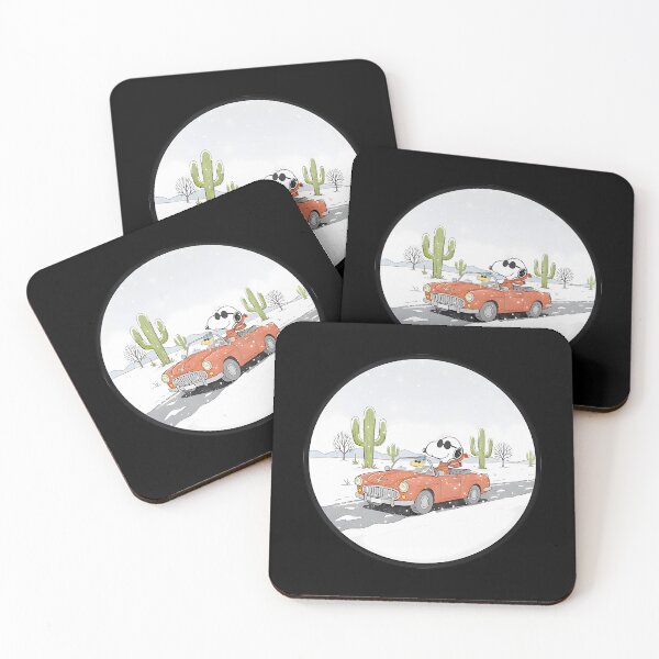 Item preview, Snoopy And Woodstock'S Snowy Desert Drive designed and sold by WolfieeShops.