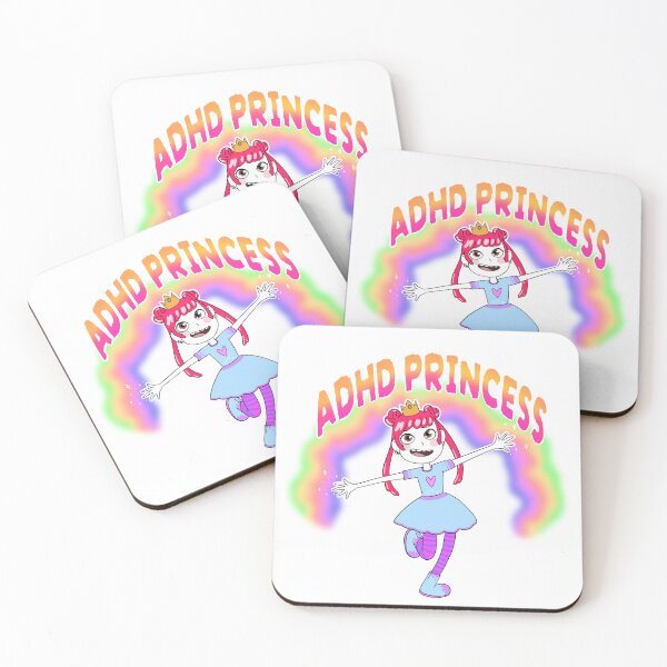 Item preview, ADHD Princess - neurodivergent pride designed and sold by Julieel.exe.