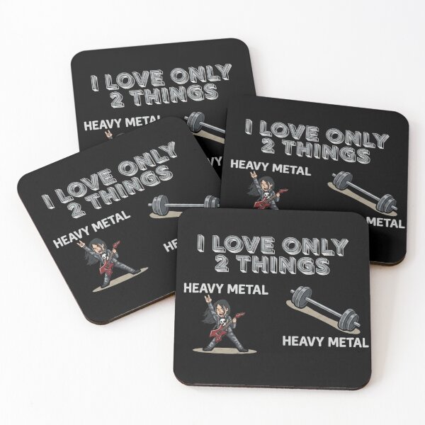 Item preview, I love only 2 things Heavy metal and heavy metal designed and sold by Konvero.