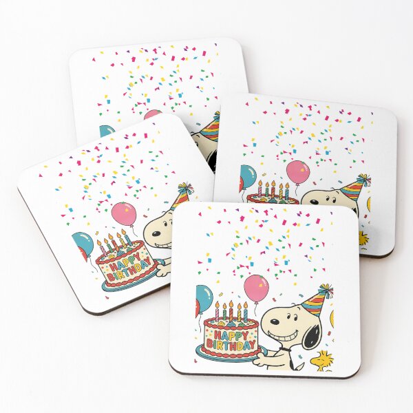 Item preview, Snoopy Birthday Cake Celebration Design designed and sold by WolfieeShops.