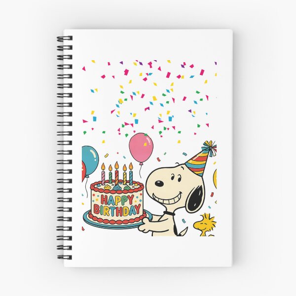 Item preview, Snoopy Birthday Cake Celebration Design designed and sold by WolfieeShops.