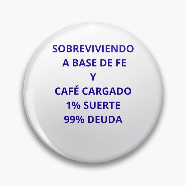Item preview, SOBREVIVIENDO A BASE DE FE Y CAFÉ CARGADO designed and sold by AJ Valle Visuals.