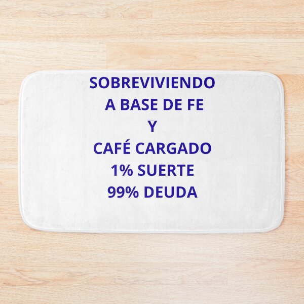 Item preview, SOBREVIVIENDO A BASE DE FE Y CAFÉ CARGADO designed and sold by AJ Valle Visuals.
