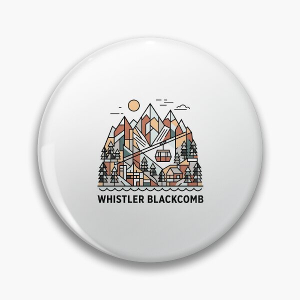 Item preview, Whistler Blackcomb Canada Souvenir - Ski Resort Gondola & Mountain Art designed and sold by OzzFrequency.