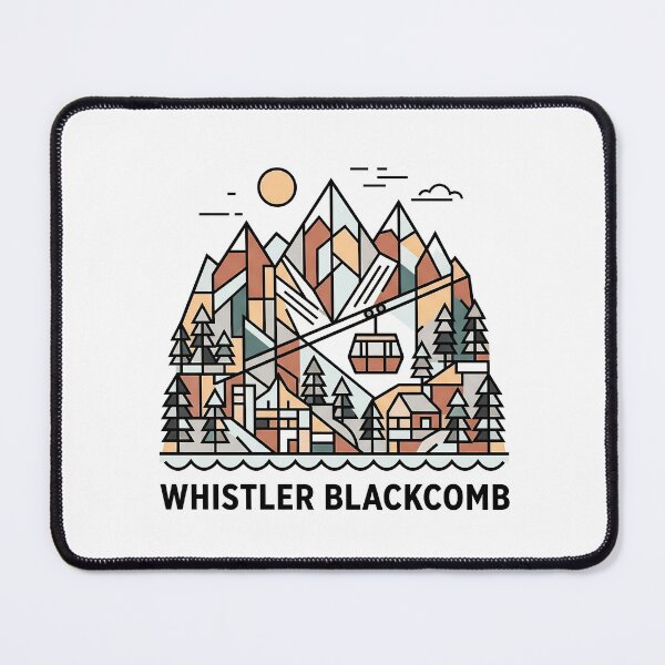 Item preview, Whistler Blackcomb Canada Souvenir - Ski Resort Gondola & Mountain Art designed and sold by OzzFrequency.