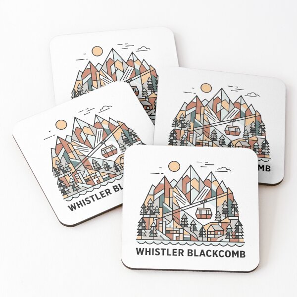 Item preview, Whistler Blackcomb Canada Souvenir - Ski Resort Gondola & Mountain Art designed and sold by OzzFrequency.